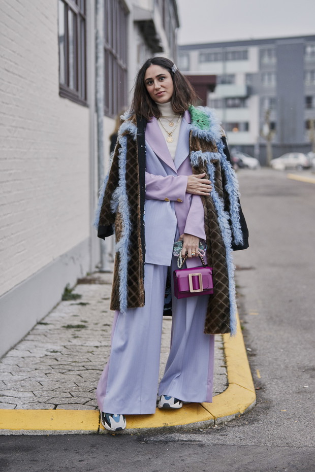 Street fasStreet style z Copenhagen Fashion Week AW19