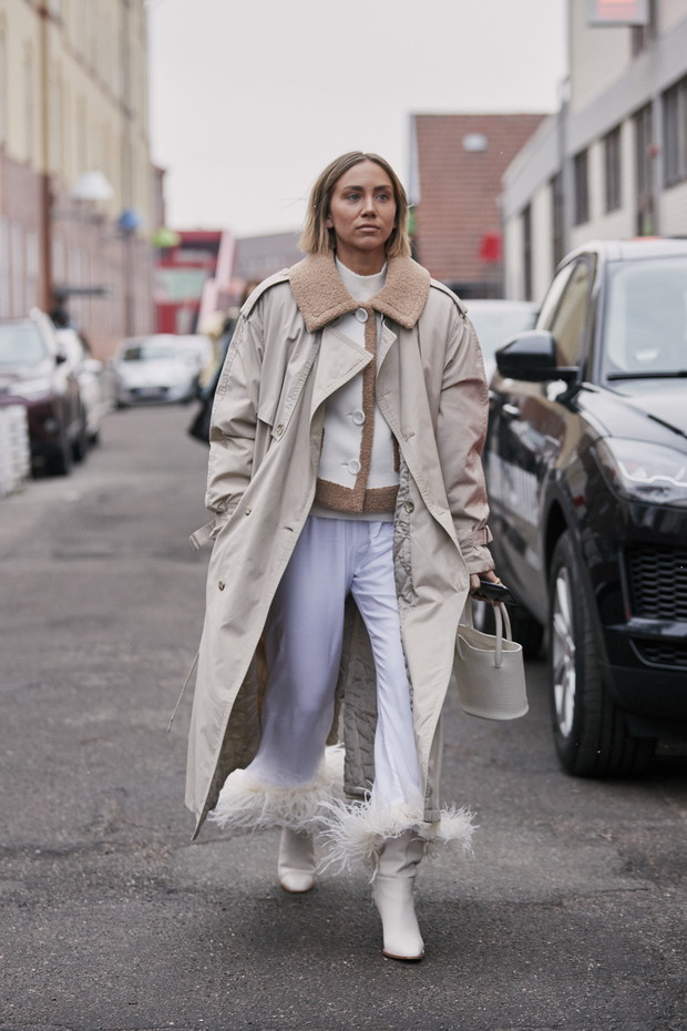 Street fasStreet style z Copenhagen Fashion Week AW19
