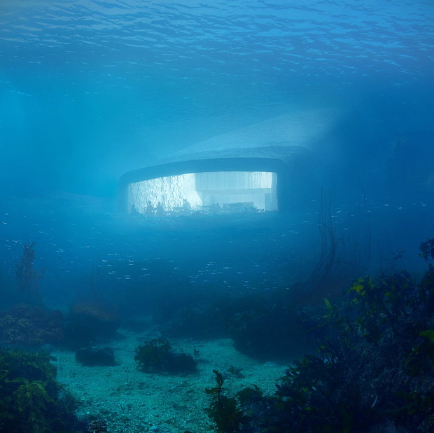 UNDER, podwodna restauracja