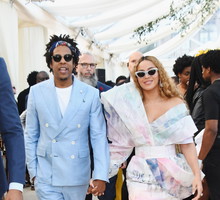 Beyonce i Jay Z na Rock Nation pre-Grammy