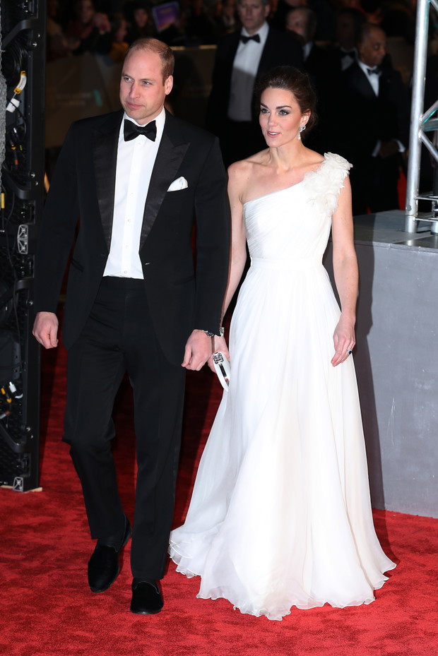 BAFTA 2019: książę William i księżna Kate
