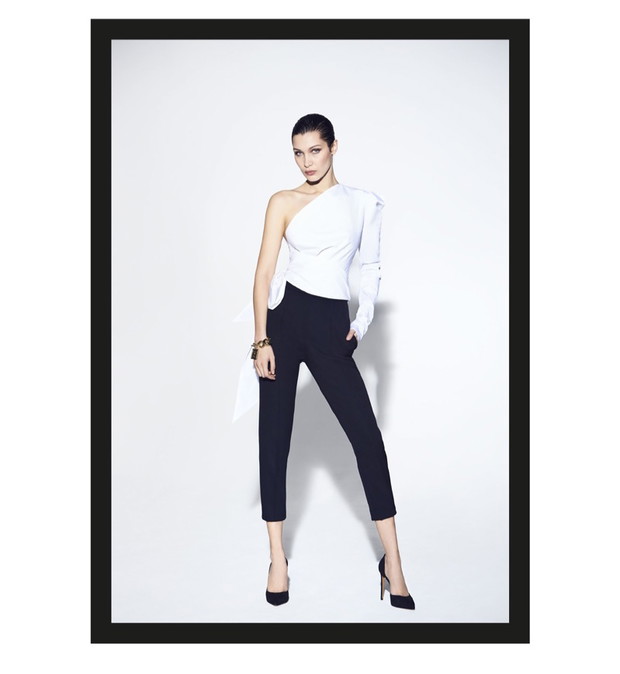 Bella Hadid w lookbooku Alexandre Vauthier jesień-zima 2017/2018, mat. prasowe