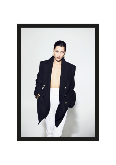Bella Hadid w lookbooku Alexandre Vauthier jesień-zima 2017/2018, mat. prasowe