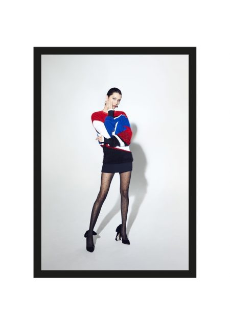 Bella Hadid w lookbooku Alexandre Vauthier jesień-zima 2017/2018, mat. prasowe