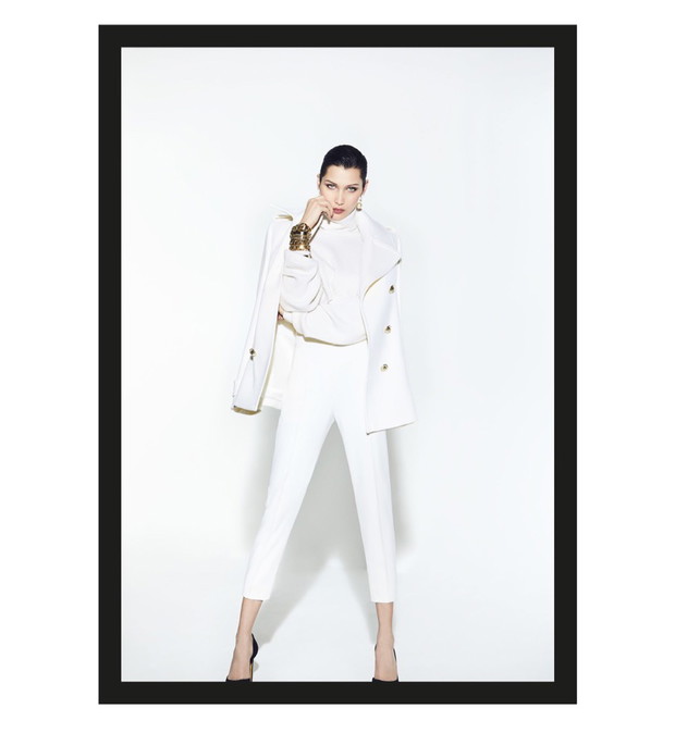 Bella Hadid w lookbooku Alexandre Vauthier jesień-zima 2017/2018, mat. prasowe