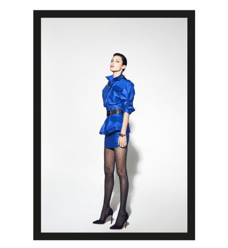 Bella Hadid w lookbooku Alexandre Vauthier jesień-zima 2017/2018, mat. prasowe