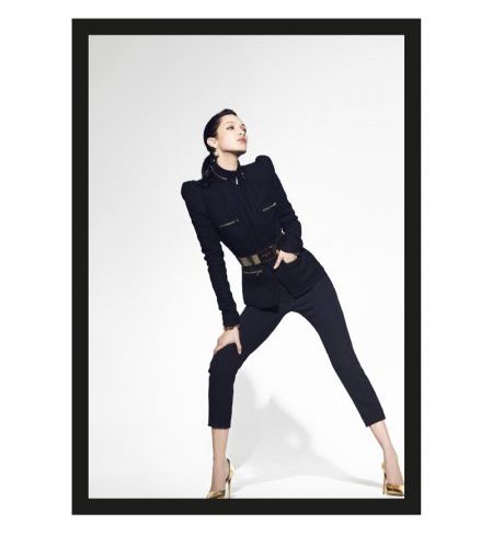 Bella Hadid w lookbooku Alexandre Vauthier jesień-zima 2017/2018, mat. prasowe