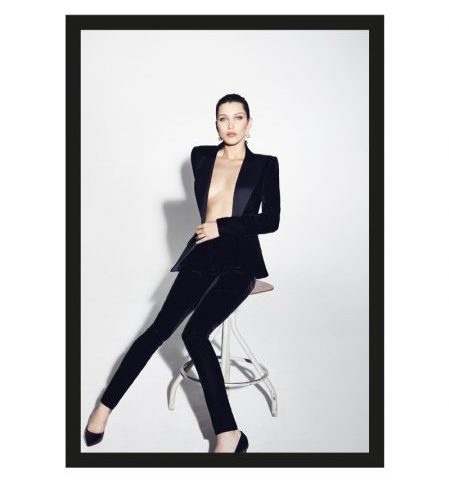 Bella Hadid w lookbooku Alexandre Vauthier jesień-zima 2017/2018, mat. prasowe