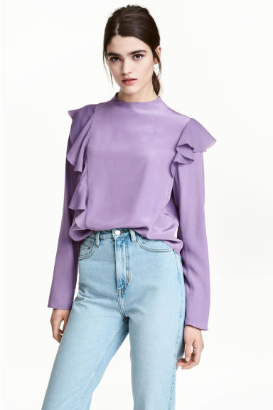 Romantyczne bluzki z falbankami, H&M, 139zł