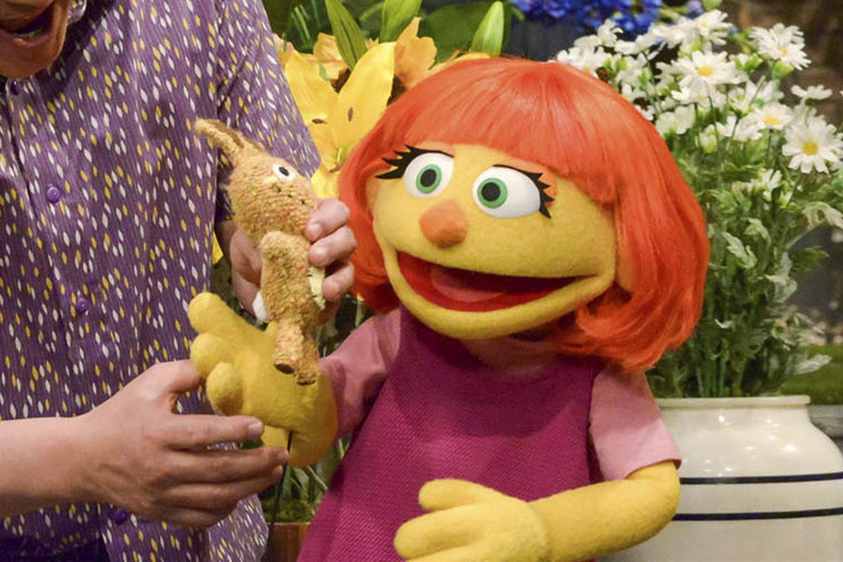 Julia - pierwszy muppet z autyzmem. Nowa bohaterka Ulicy Sezamkowej