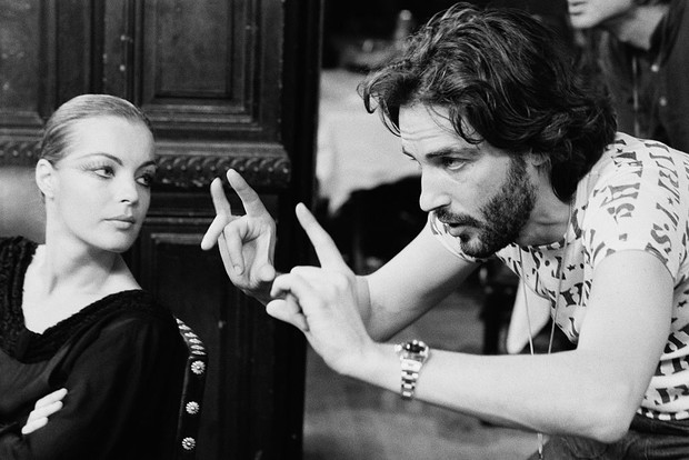 Andrzej Żuławski na planie filmu Najważniejsze to kochać