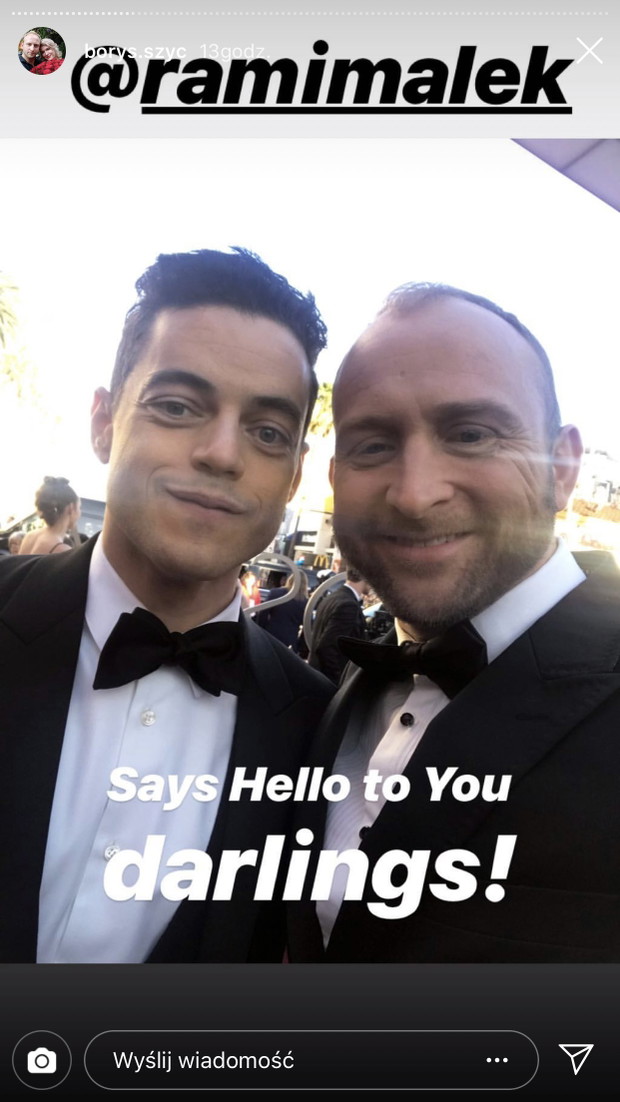 Borys Szyc na Oscarach 2019