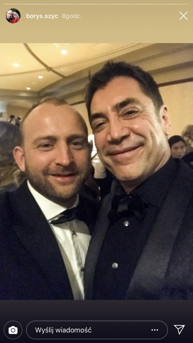 Borys Szyc na Oscarach 2019