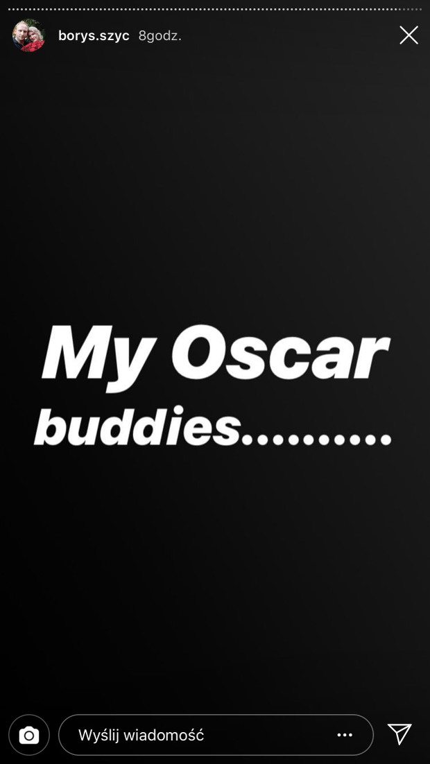 Borys Szyc na Oscarach 2019