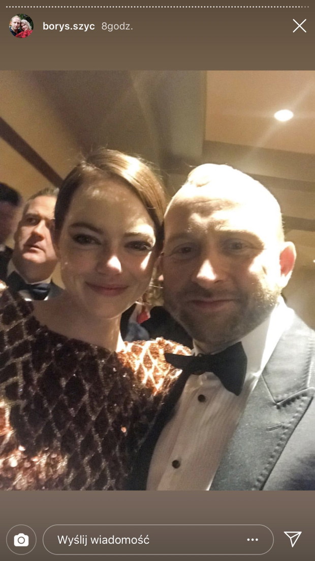 Borys Szyc na Oscarach 2019