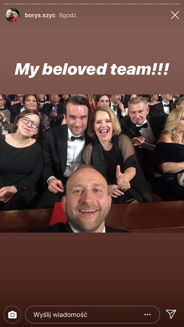 Borys Szyc na Oscarach 2019