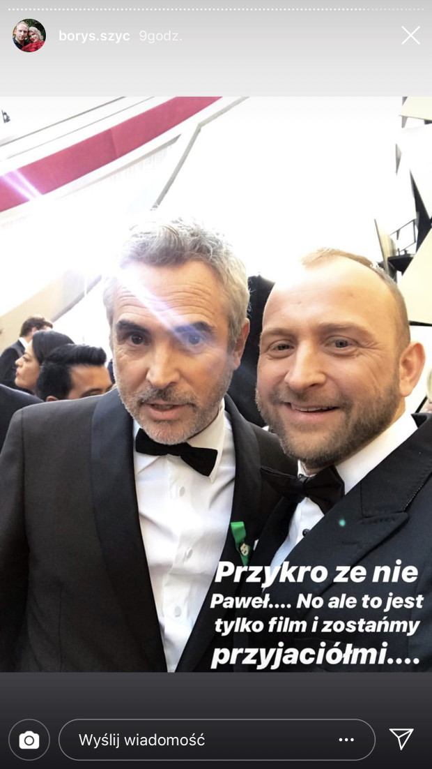 Borys Szyc na Oscarach 2019