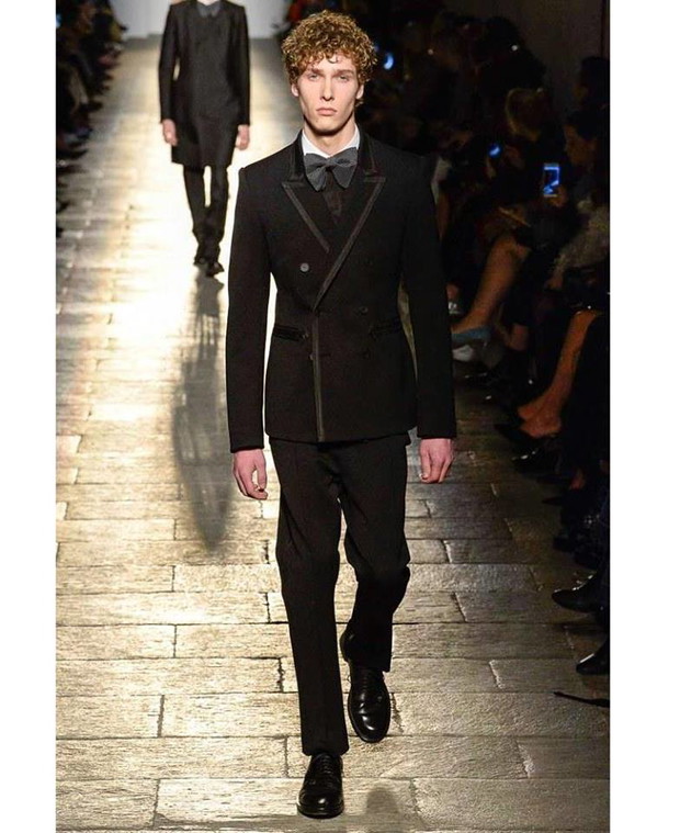 Mikołaj Kajak w pokazie Bottega Veneta aw17