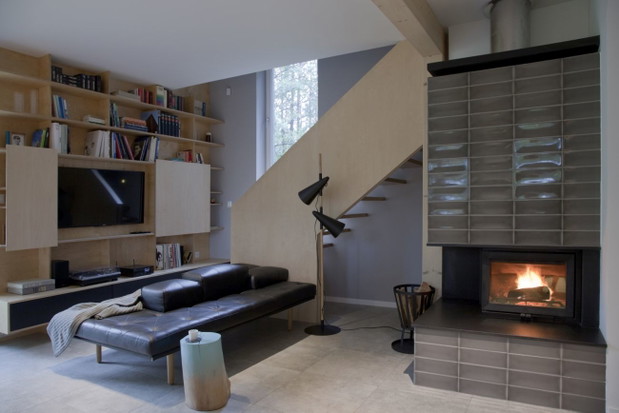 „Dom zamykany” pod Łodzią, projekt: KOZIEJ ARCHITEKCI