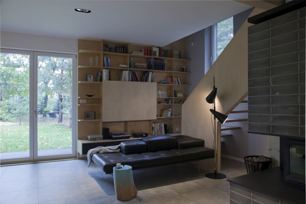 „Dom zamykany” pod Łodzią, projekt: KOZIEJ ARCHITEKCI