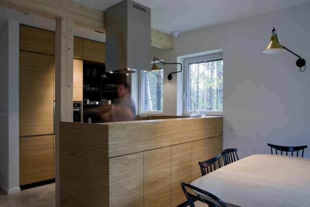 „Dom zamykany” pod Łodzią, projekt: KOZIEJ ARCHITEKCI