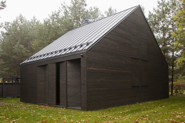 „Dom zamykany” pod Łodzią, projekt: KOZIEJ ARCHITEKCI