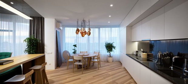Skyline Residences, mieszkanie od Sergey Makhno Architects, fot. mat. prasowe