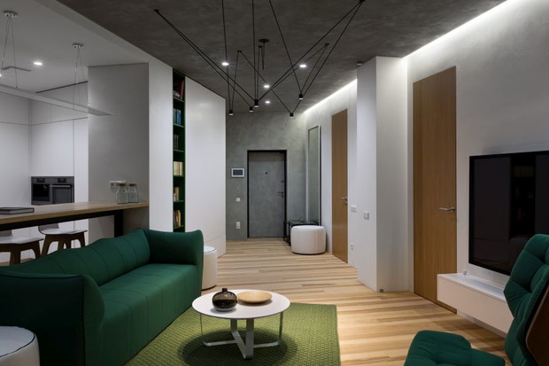 Skyline Residences, mieszkanie od Sergey Makhno Architects, fot. mat. prasowe