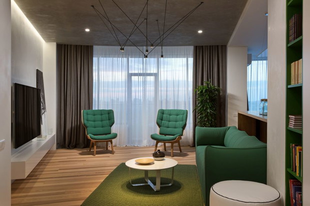 Skyline Residences, mieszkanie od Sergey Makhno Architects, fot. mat. prasowe