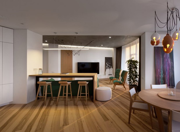 Skyline Residences, mieszkanie od Sergey Makhno Architects, fot. mat. prasowe