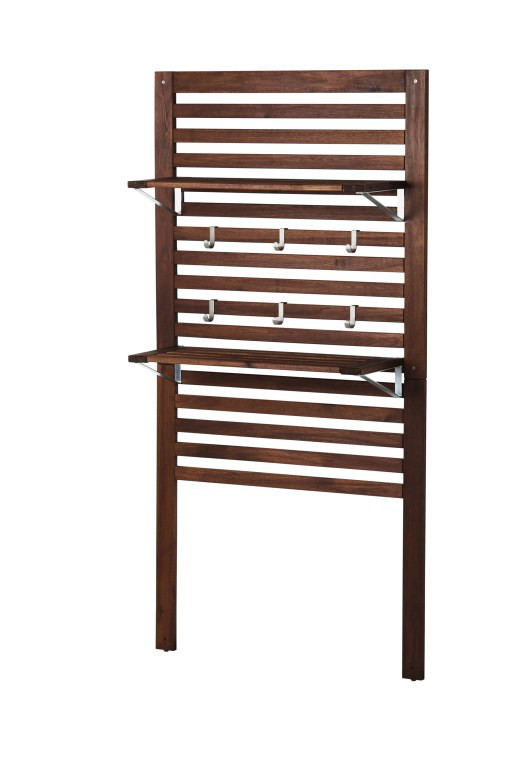 Panel ścienny+2 półki, ÄPPLARÖ, IKEA, 188,98 zł