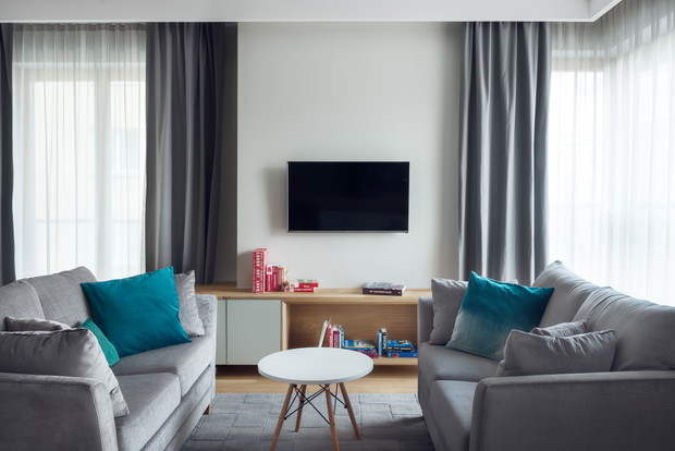 Wnętrze tygodnia:60 m2 pełne dyskretnych wzorów i łagodnych kolorów