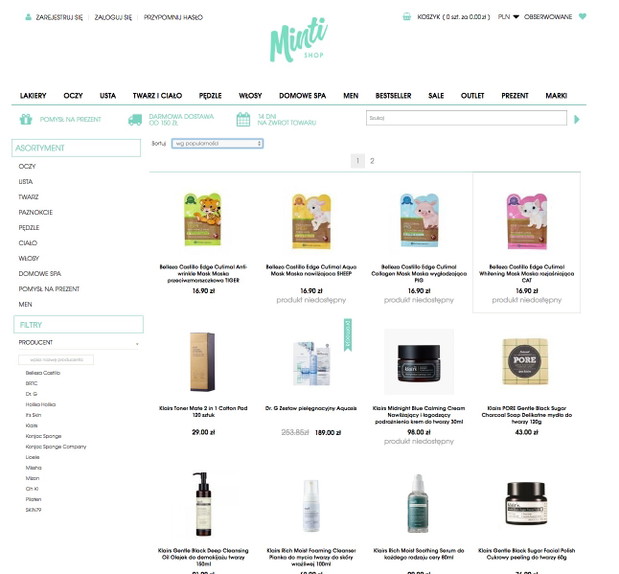 Minti Shop