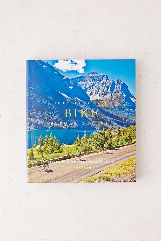Przewodnik po pięknych miejscach na rowerowe wycieczki, Fifty Places To Bike Before You Die, Urban Outfitters, 14,99 zł