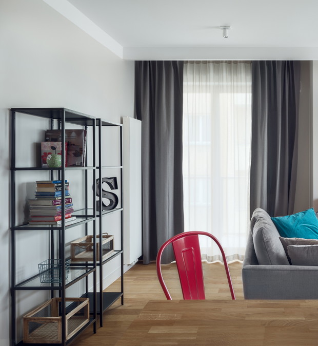 Wnętrze tygodnia: 60 m2 pełne dyskretnych wzorów i łagodnych kolorów