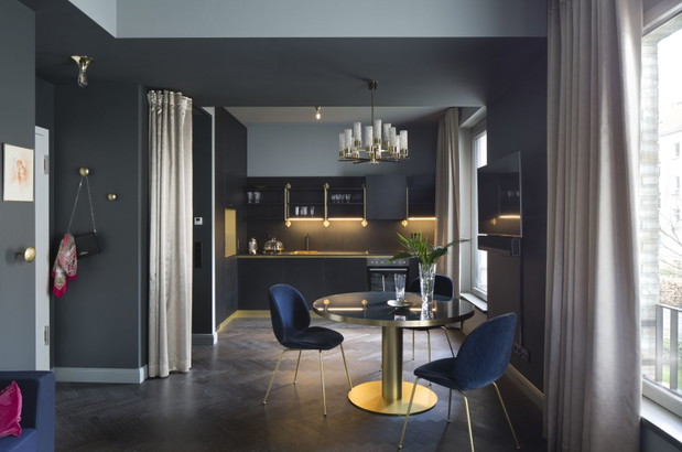 Apartament w Berlinie, projekt: Michał Gulajski