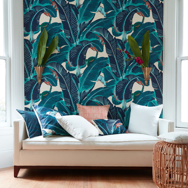 Tapeta Martinique Banana Leaf, CW Stockwell