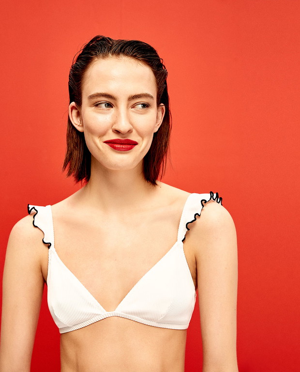 Białe bikini Zara