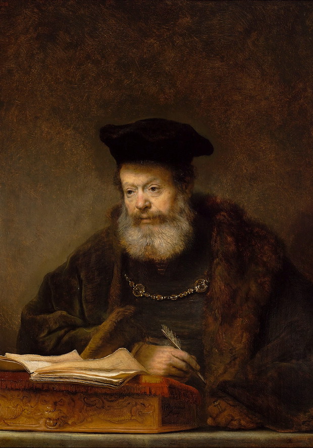 Rembrandt, Uczony przy pulpicie