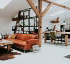 Loft na poddaszu poznańskiej kamienicy, projekt Piekary, projekt: Kuba Janiec, Agnieszka Szalbierz, Szalbierz Design