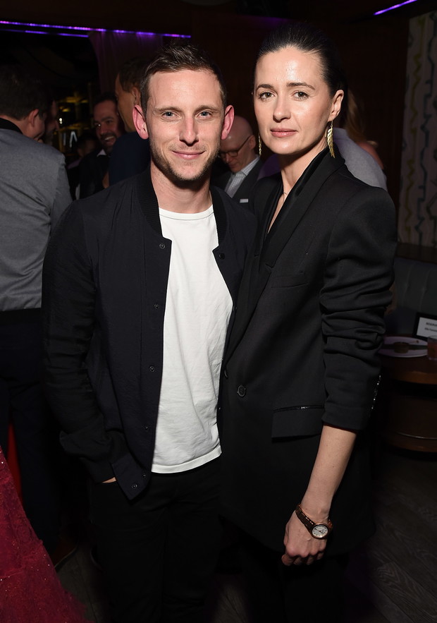 Jamie Bell i Agnieszka Grochowska na premierze filmu Teen Spirit.