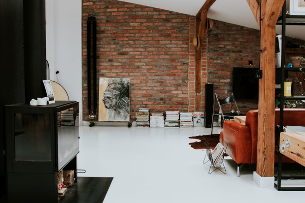Loft na poddaszu poznańskiej kamienicy, projekt Piekary, projekt: Kuba Janiec, Agnieszka Szalbierz, Szalbierz Design