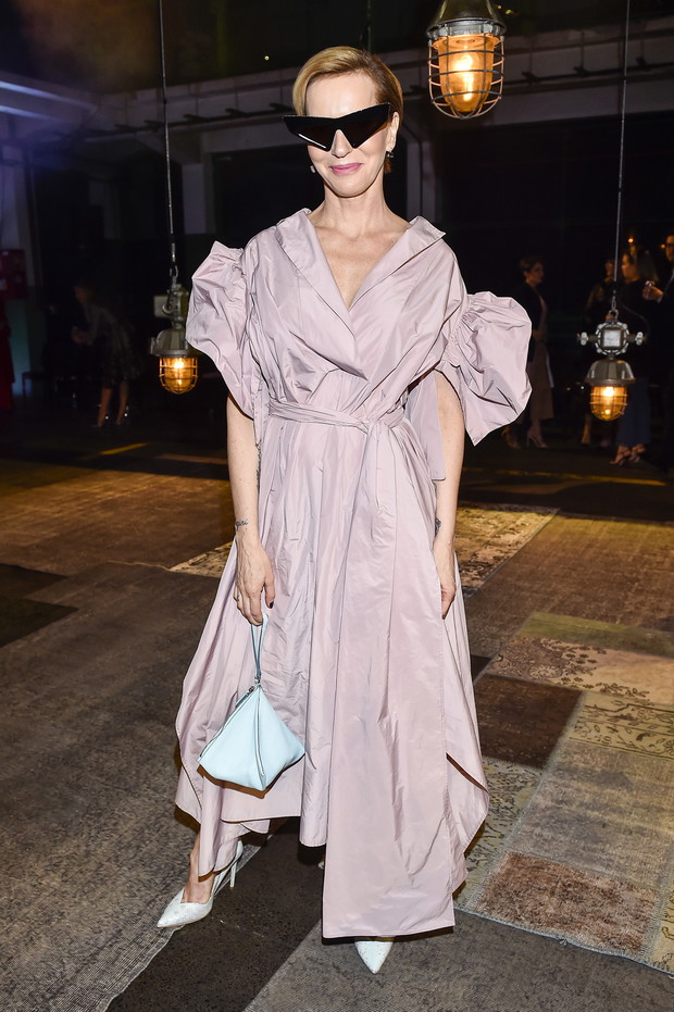 Paulina Smaszcz-Kurzajewska na pokazie MMC jesień-zima 2019/2020