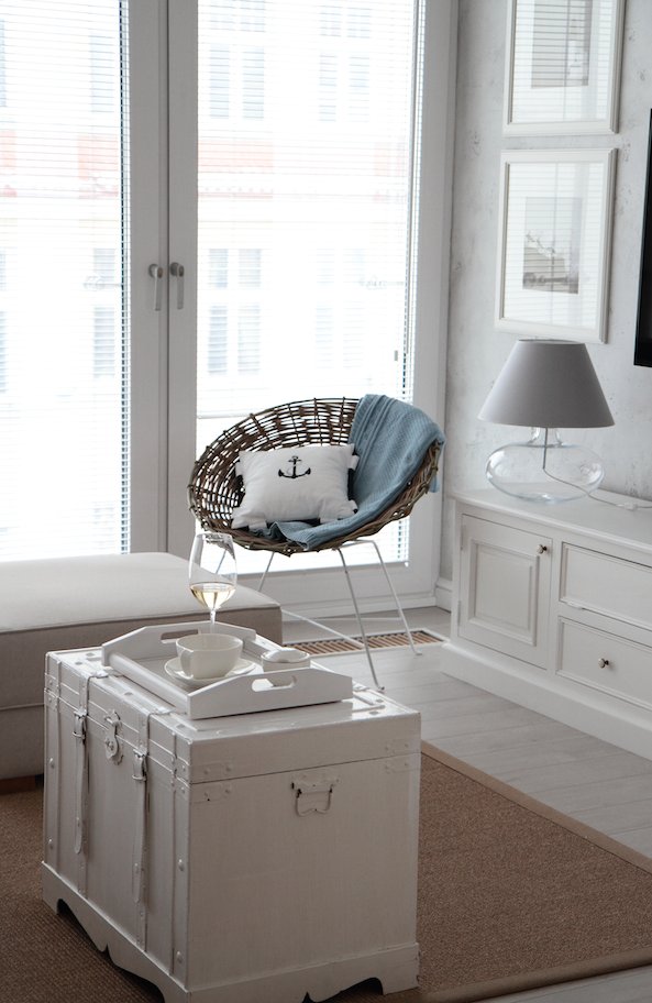 Wnętrze tygodnia: biały apartament w Sopocie