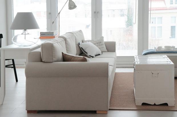 Wnętrze tygodnia: biały apartament w Sopocie