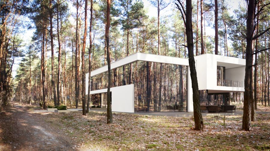 Mirror House, lustrzany dom, REFORM Architekt