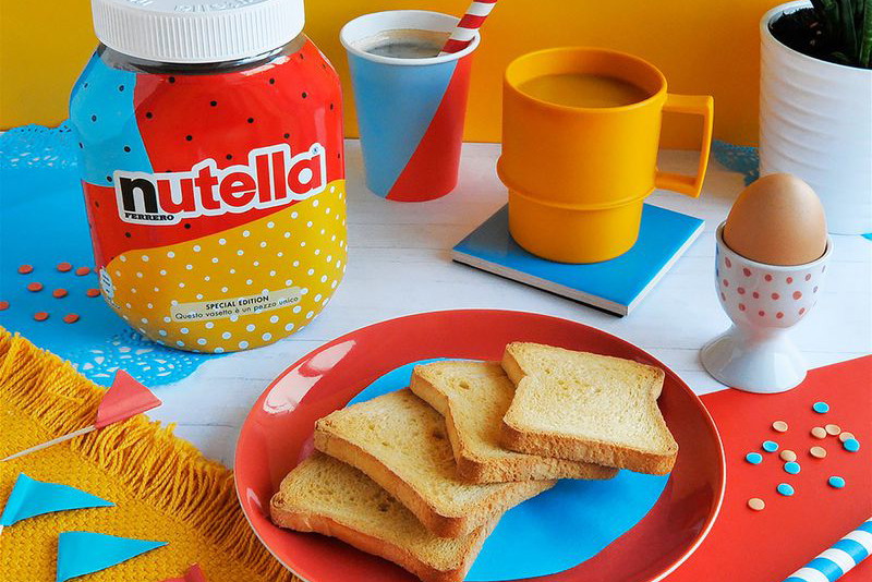 Nutella w opakowaniu zaprojektowanym przez algorytm, fot. Ferrero