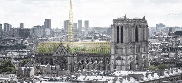 Notre Dame ze szklanym dachem, projekt: Studio NAB