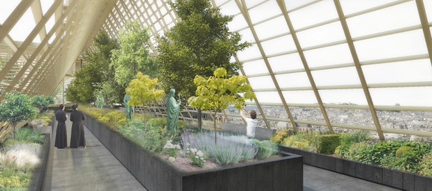 Notre Dame ze szklanym dachem, projekt: Studio NAB
