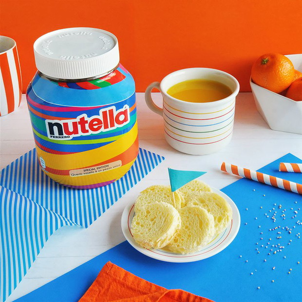 Nutella w opakowaniu zaprojektowanym przez algorytm, fot. Ferrero